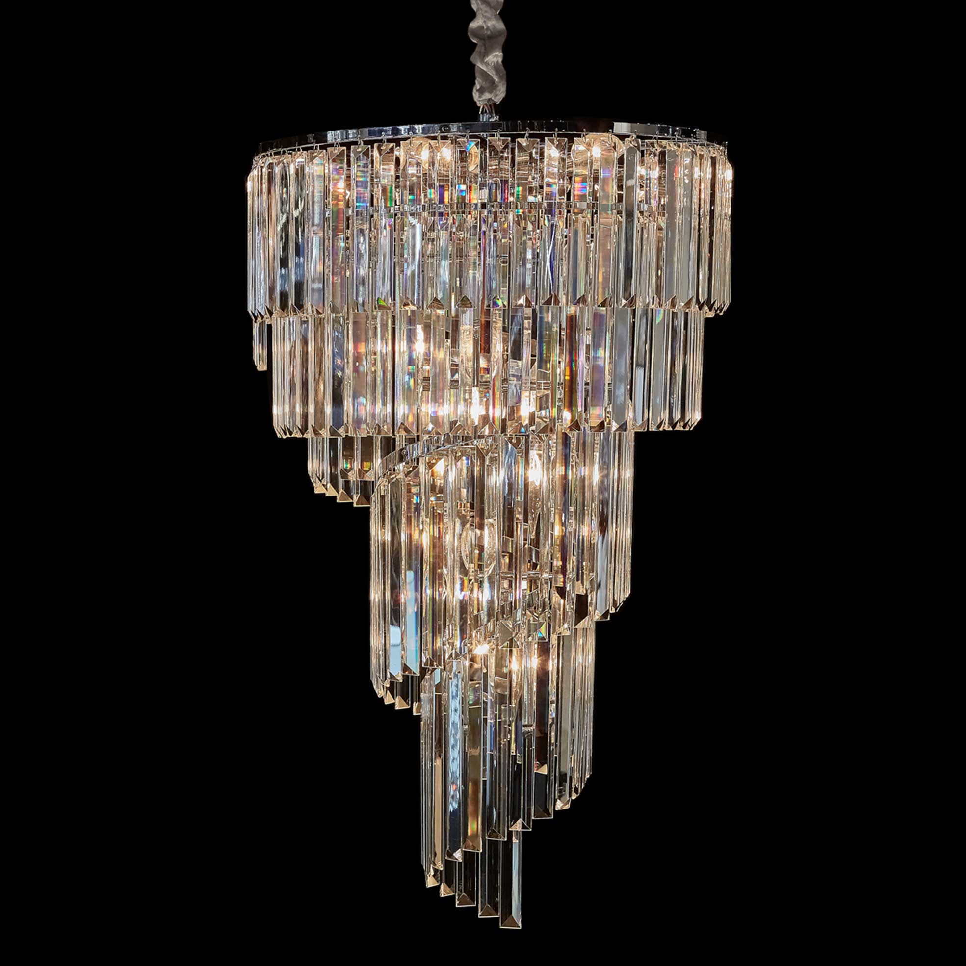 Candil Espiral de 12 Luces